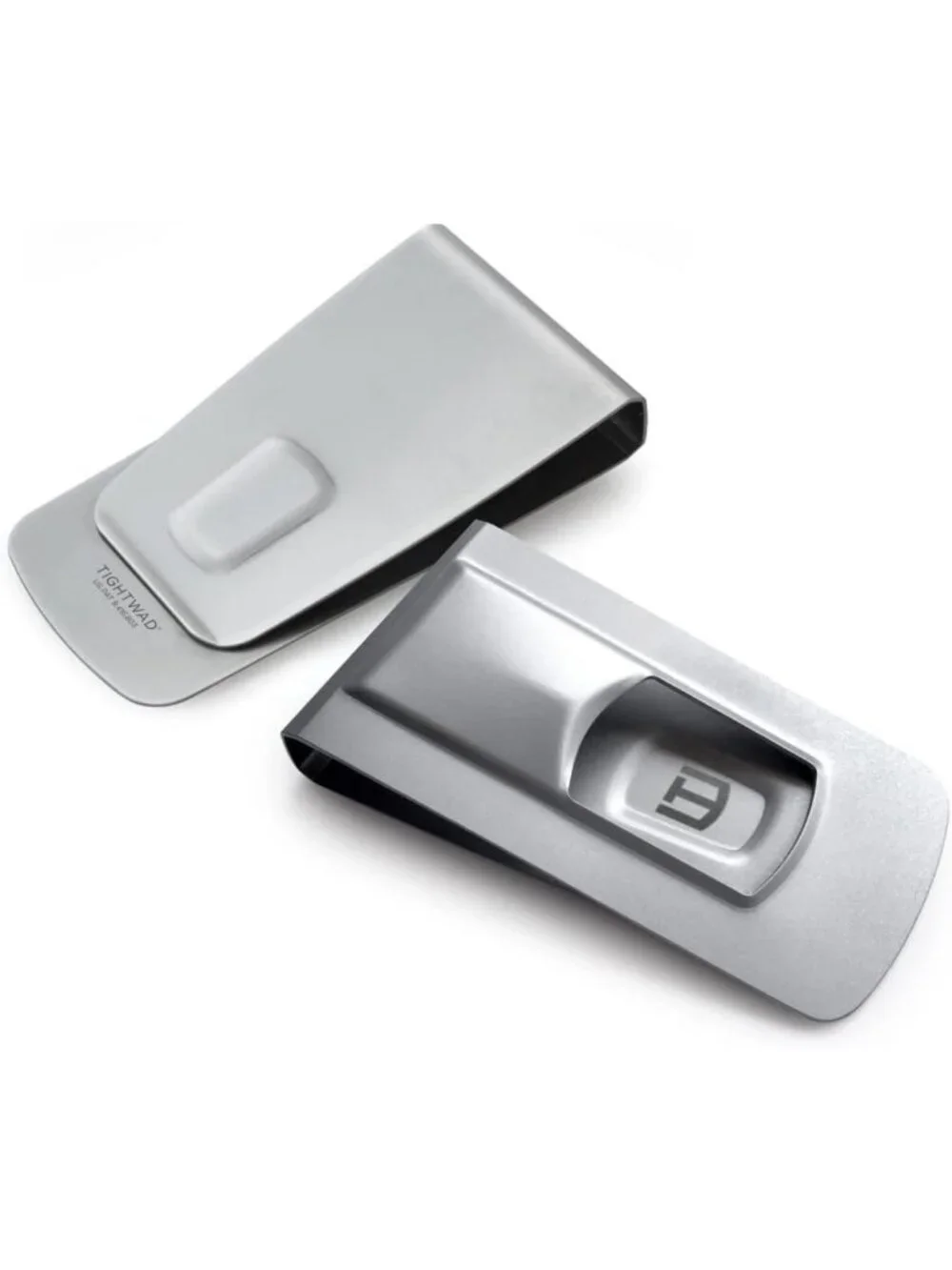 Sleek Silver Metal Money Clip | Stylish Tightwad Wallet for Men & Women